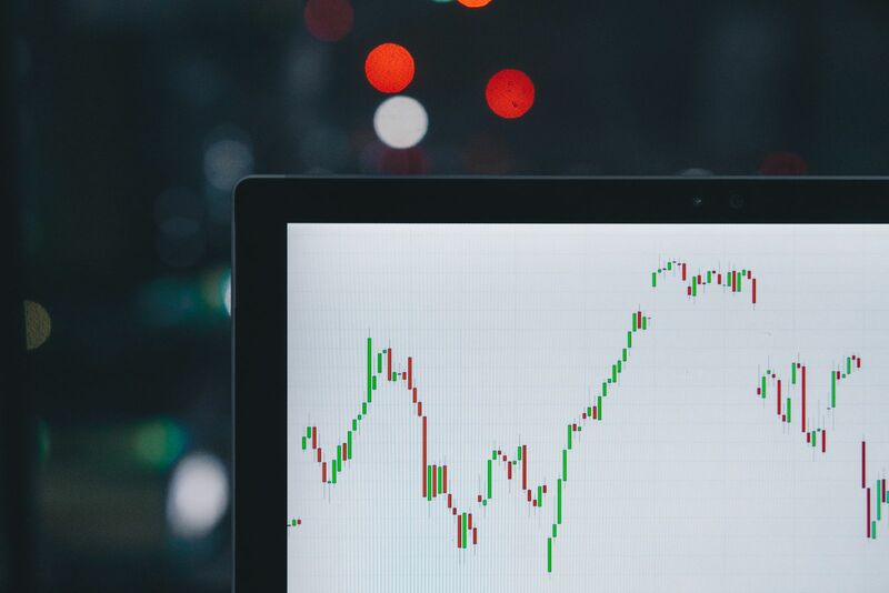 Charts, tickers, traders - Stock chart on computer screen -ZzOa5G8hSPI-unsplash
